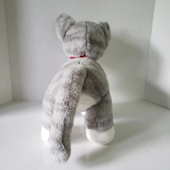 Build-A-Bear, Promise Pets Gray Striped Plush Kitty. - Picture 4 of 9